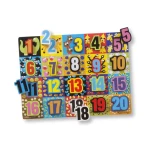 Melissa & Doug's Big Digit Design Chunky Puzzle 20 Pieces - Melissa &amp; Doug