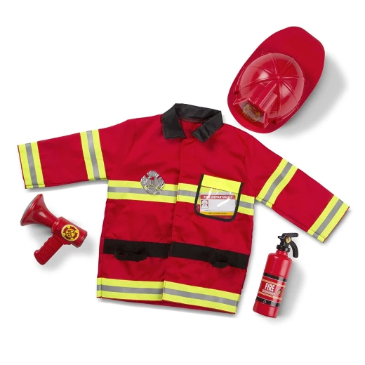 Melissa & Doug Fire Chief Role Play Costume Set, 3-6 years - Melissa &amp; Doug - Image 9