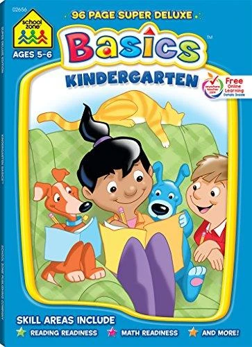 School Zone - Kindergarten Basics: Super Deluxe Edition Workbook - سكول زون