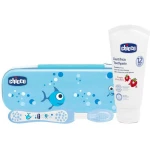 Chicco Oral Set Light Without Fluoride, Blue - تشيكو