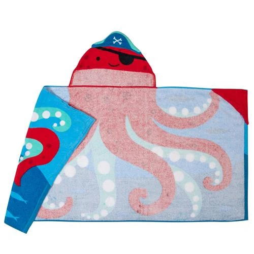 Stephen Joseph Hooded Towels, Octopus - Stephen Joseph - Image 2