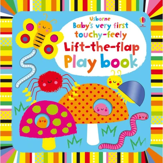 Baby's First Interactive Touchy Feely Lift the Flap Book for Sensory Development and Early Learning