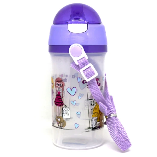 Water Bottle, Purple, 600ml Water Bottle, Purple, 600ml