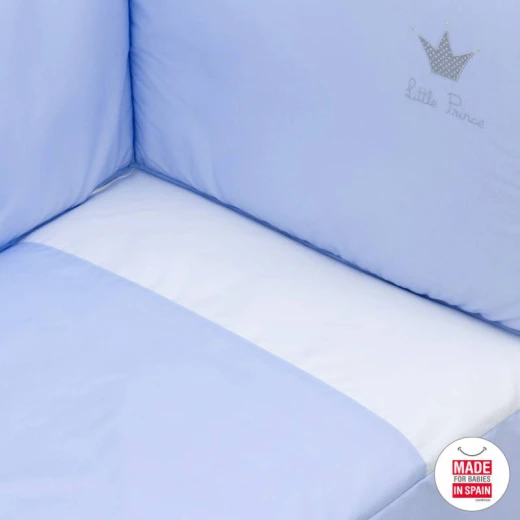 Cambrass Set 2 Pcs Baby Bed Dress 60 Crown Blue - Cambrass - Image 3
