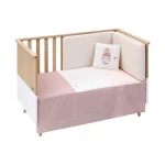 Cambrass - Set 2 Pcs.bedspread W/s Cot 60 Sky Pink 60x120x3 cm - Cambrass