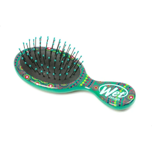 Wet Brush Mini Detangler, Green Mandala