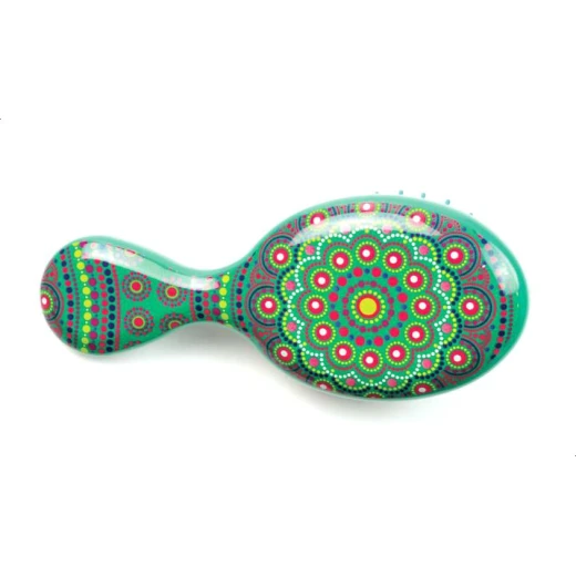 Wet Brush Mini Detangler, Green Mandala - Wet Brush - Image 2