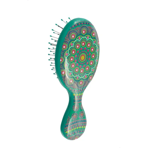 Wet Brush Mini Detangler, Green Mandala - Wet Brush - Image 4