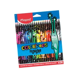 Maped Monster Coloured Pencils 24 Pack