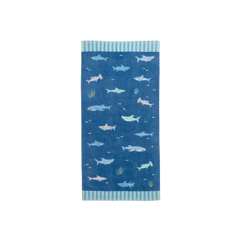 Stephen Joseph Beach and Bath Towels Shark - Stephen Joseph