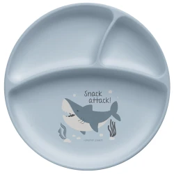 Stephen Joseph Silicone Baby Plate Shark