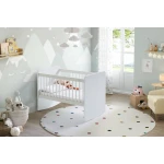 Babywhen Rocking Mini Crib White