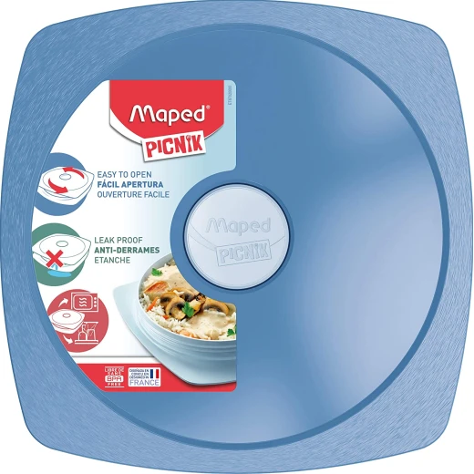 Maped Lunch Plate for Adult Blue 900ml - Maped - Image 6