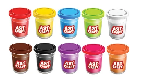 Art Craft Single Dough Pot-red 140 Gr - Art Craft - Image 3
