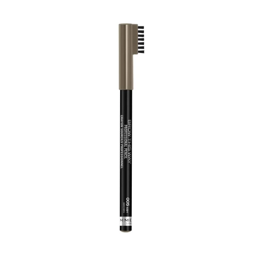 Rimmel London Brow This Way Professional Eyebrow Pencil, 005, Ash Brown - Rimmel London - Image 3