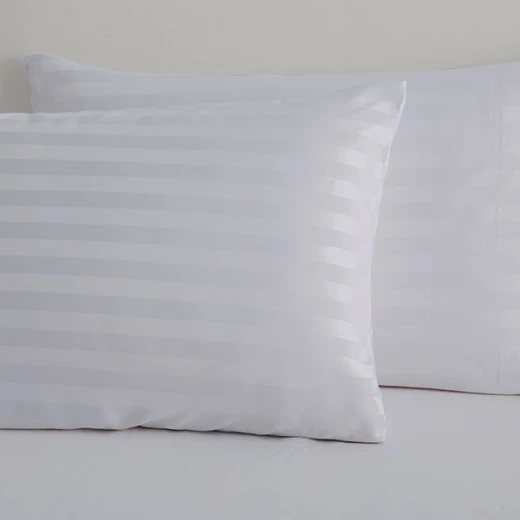 Nova Home UltraStripe Hotel Style Pillowcase Set, Grey Color - Nova Home - Image 3