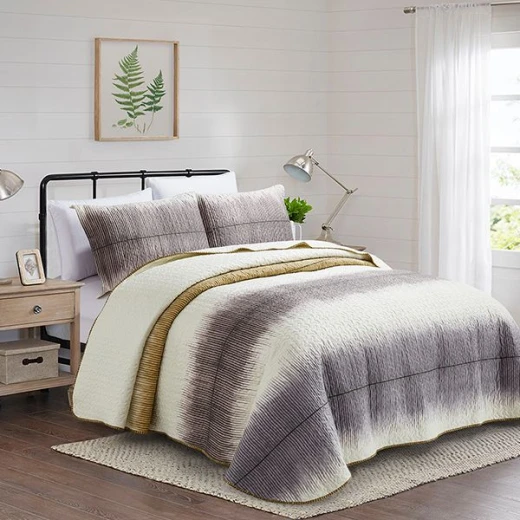 Nova Bed Spread 4 Pieces Set Tanner, Beige Color - Nova Home - Image 2