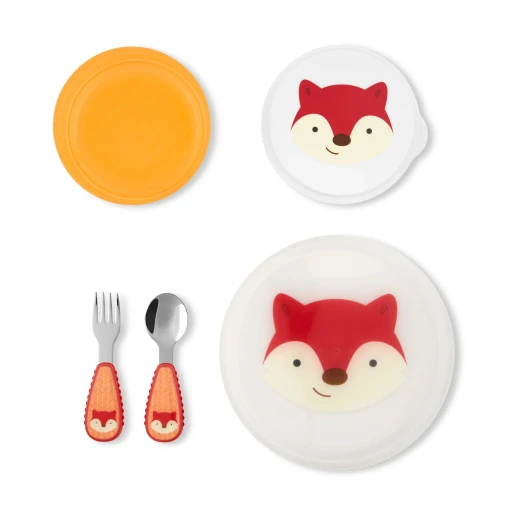Skip Hop Zoo Table Ready Mealtime Set, Fox Design - Skip Hop - Image 2