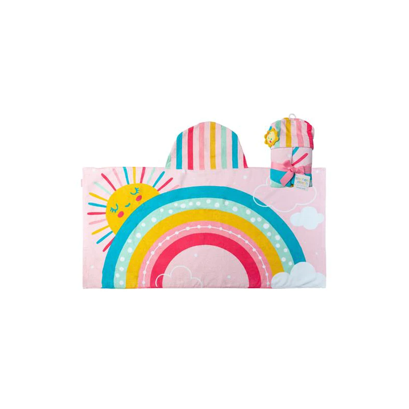 Stephen Joseph Hooded Towel Rainbow - Stephen Joseph