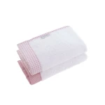Cambrass Vichy towel Set, Pink Color, 25*35 Cm, 2 Pieces - Cambrass