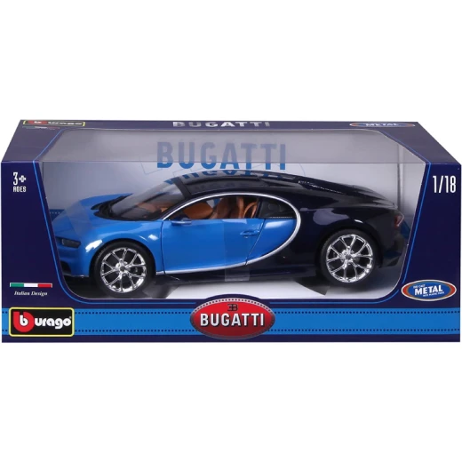 Burago Bugatti Chiron, Blue Color - Burago - Image 3