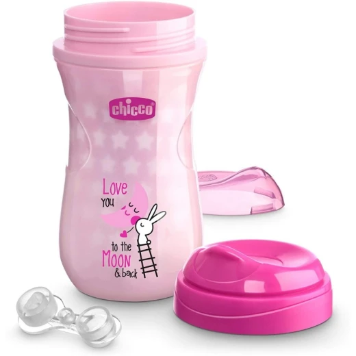 Chicco Cup Shiny Glow In The Dark, Pink Color - Chicco - Image 3