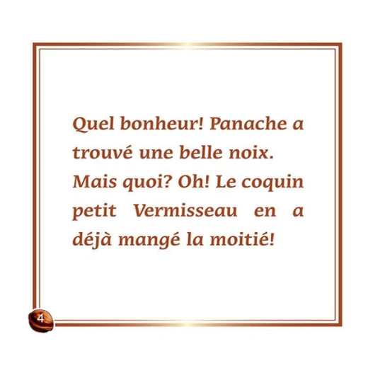 Panache, L'ecureuil Le Petit Noix Book, in French - Image 2