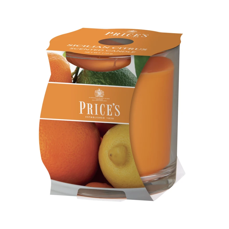 Price's Scented Candle Cluster, Sicilian Citrus - Price's