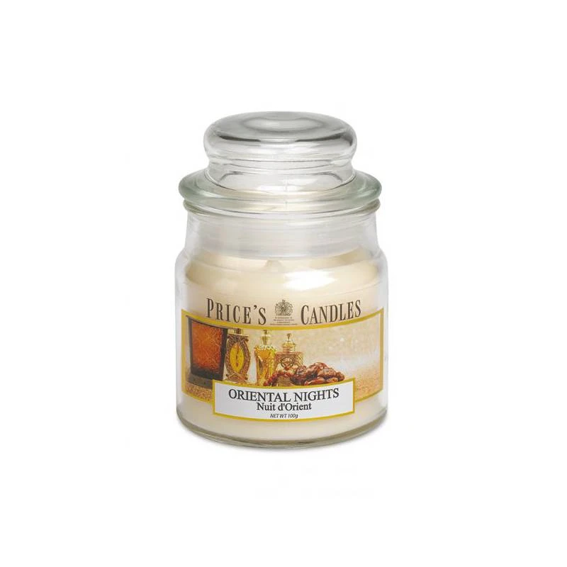 Price's Medium Scented Candle Jar with Lid, Oriental Nights - Price's