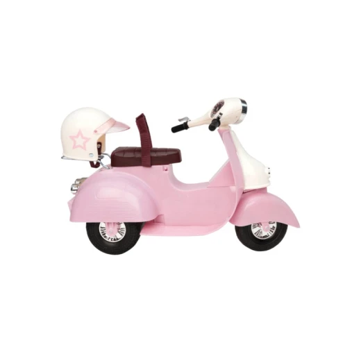 Our Generation Ride in Style Scooter, Pink and Ivory Our Generation Ride in Style Scooter, Pink and Ivory