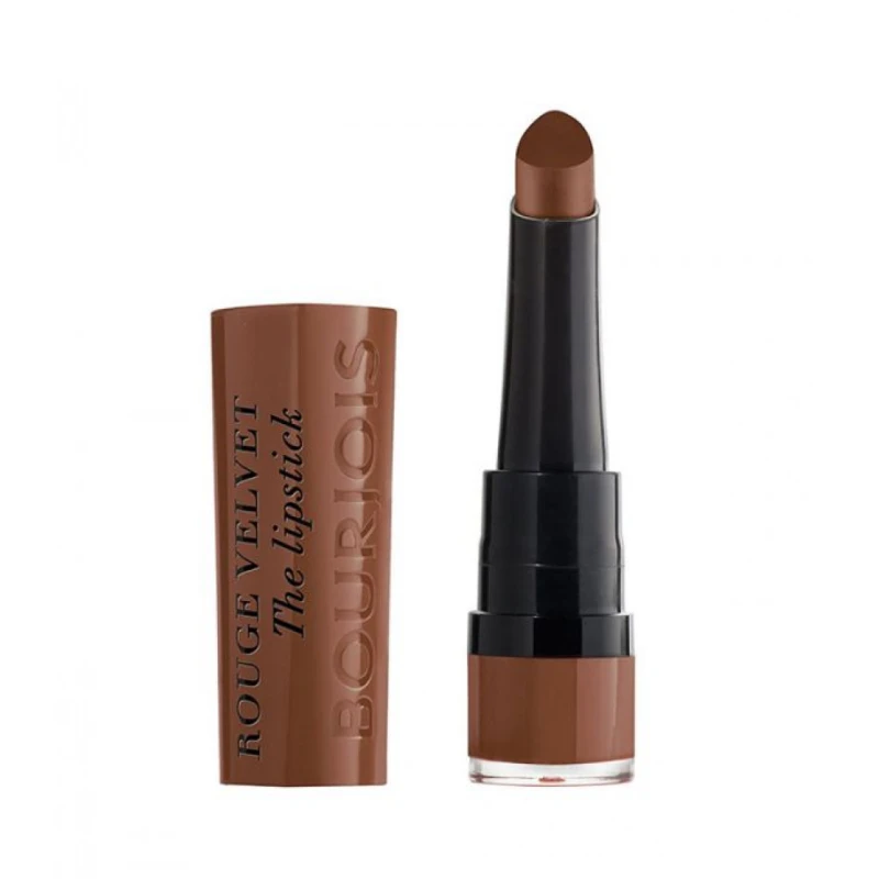 Bourjois Rouge Velvet Brownette No 14 Hydrating Matte Lipstick for All Day Wear - Bourjois