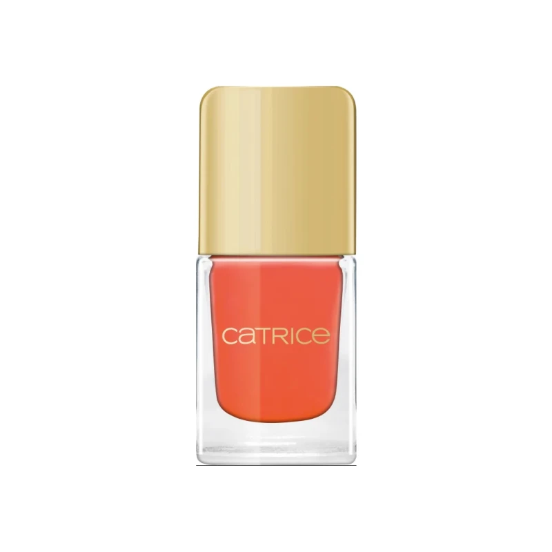 Catrice Bird of Paradise Orange Nail Polish Long Lasting Tropical Manicure with Professional Brush - Catrice