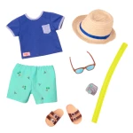 Our Generation Boy Doll Swimsuit Outfit For 46 Cm Dolls - Our Generation