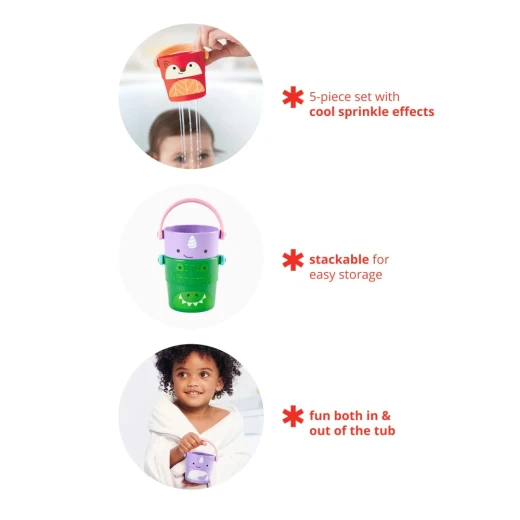 Skip Hop Zoo Stack & Pour Buckets - Skip Hop - Image 2