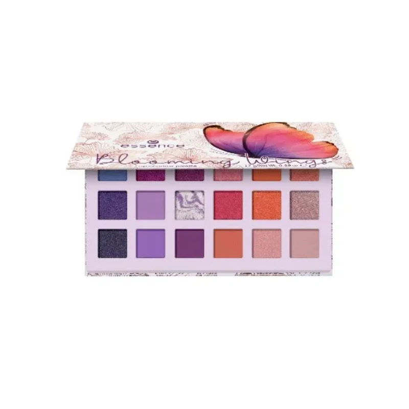 ESSENCE Blooming Wings Eyeshadow Palette I'm So Fly 18 Color Kit for Versatile Eye Makeup Looks - Essence