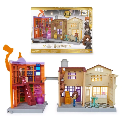 Magic Wizarding World Harry Potter Magical Minis 3-in-1 Diagon Alley Playset - Spin Master - Image 3