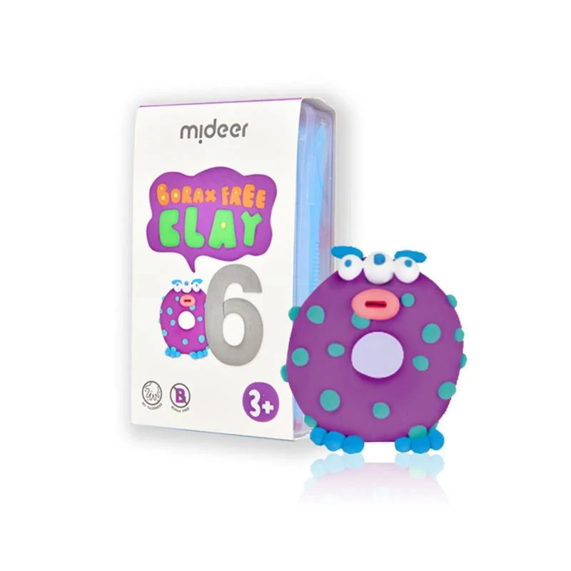 Borax Free Clay - 6 colors - MIDEER