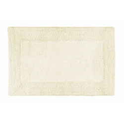 Fazzini Cotton Bath Rug, Cream Color, 60x110cm