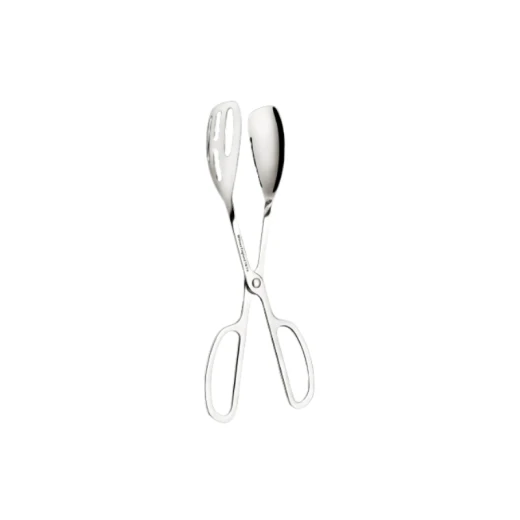Wilmax Steel Serving Tongs - Silver Toned 26cm