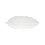 Easy Life Madagascar  Tropical Leaf Serving Platter in Box - White 39*16cm - Easy Life