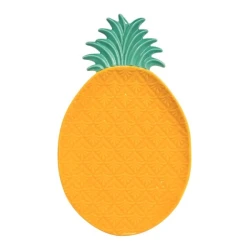 Easy Life Madagascar Pineapple Serving Platter in Box - Yellow  28*17cm
