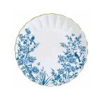 Easy Life Paradise Garden Dinner Plate - White & Blue 26cm - Easy Life