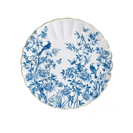 Easy Life Paradise Garden Side Plate - White & Blue 19cm - Easy Life - Image 2