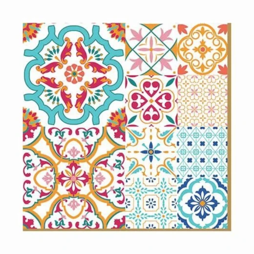 Easy Life Siracusa Paper Napkin Set - Multicolored 20-Piece - Easy Life - Image 2
