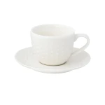Easy Life Drops Cup & Saucer Set - White 250ml - Easy Life