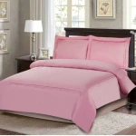 ARMN Naturesoft Queen Duvet Cover Set - Pink 4-Piece - Armn