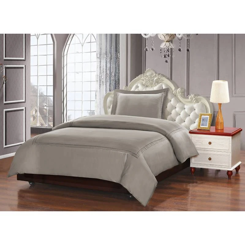 ARMN Naturesoft Duvet Cover Set - Gray Single 3-Piece - Armn