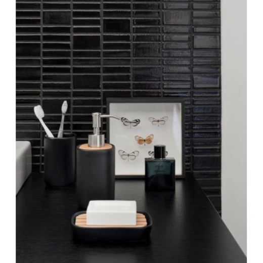 Aquanova Oscar Soap Dish - Black Aquanova Oscar Soap Dish - Black