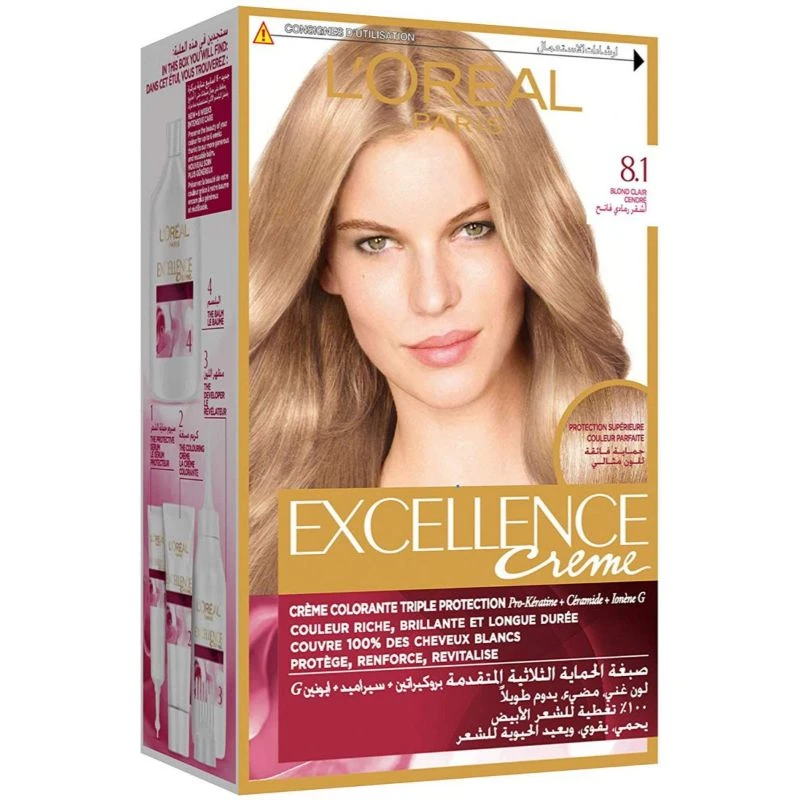 Loreal Excl Crm 8.1 Ash Light Blonde - LOREAL