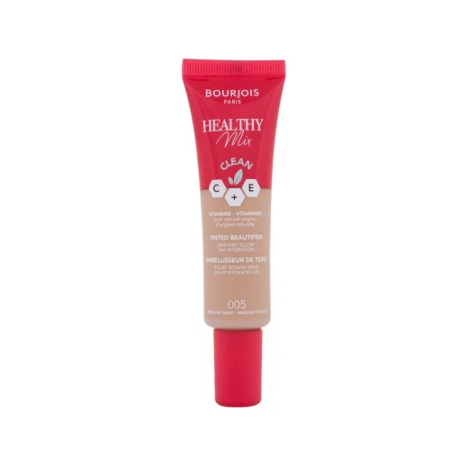 Bourjois Healthy Mix BB Cream Medium Deep Radiant Glow Foundation 30ml Evens Skin Tone Conceals Fatigue